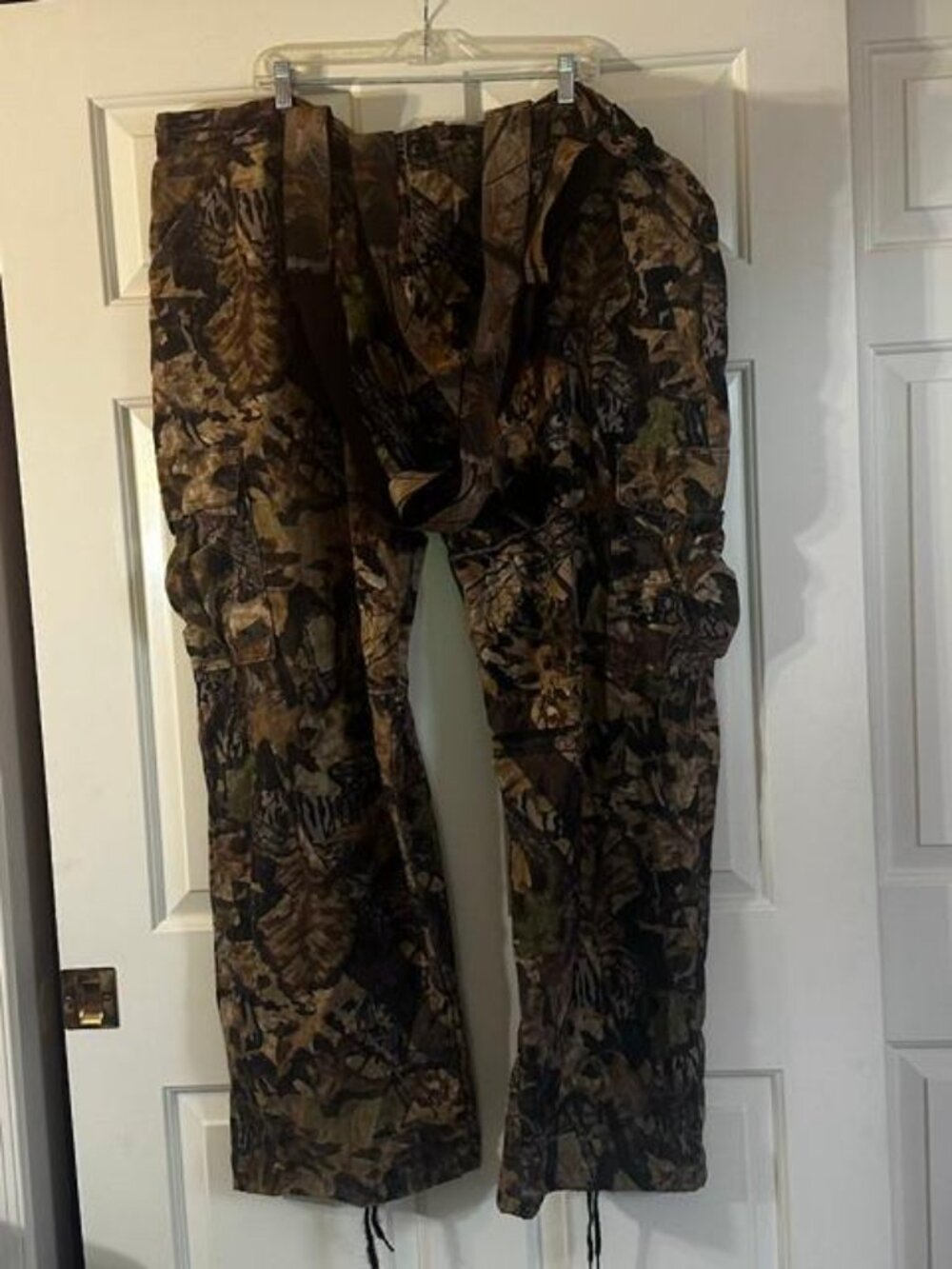 * Vintage Jerzees Outdoors Camo Pants Men 3XL Cargo Mossy Oak Forest Baggy USA